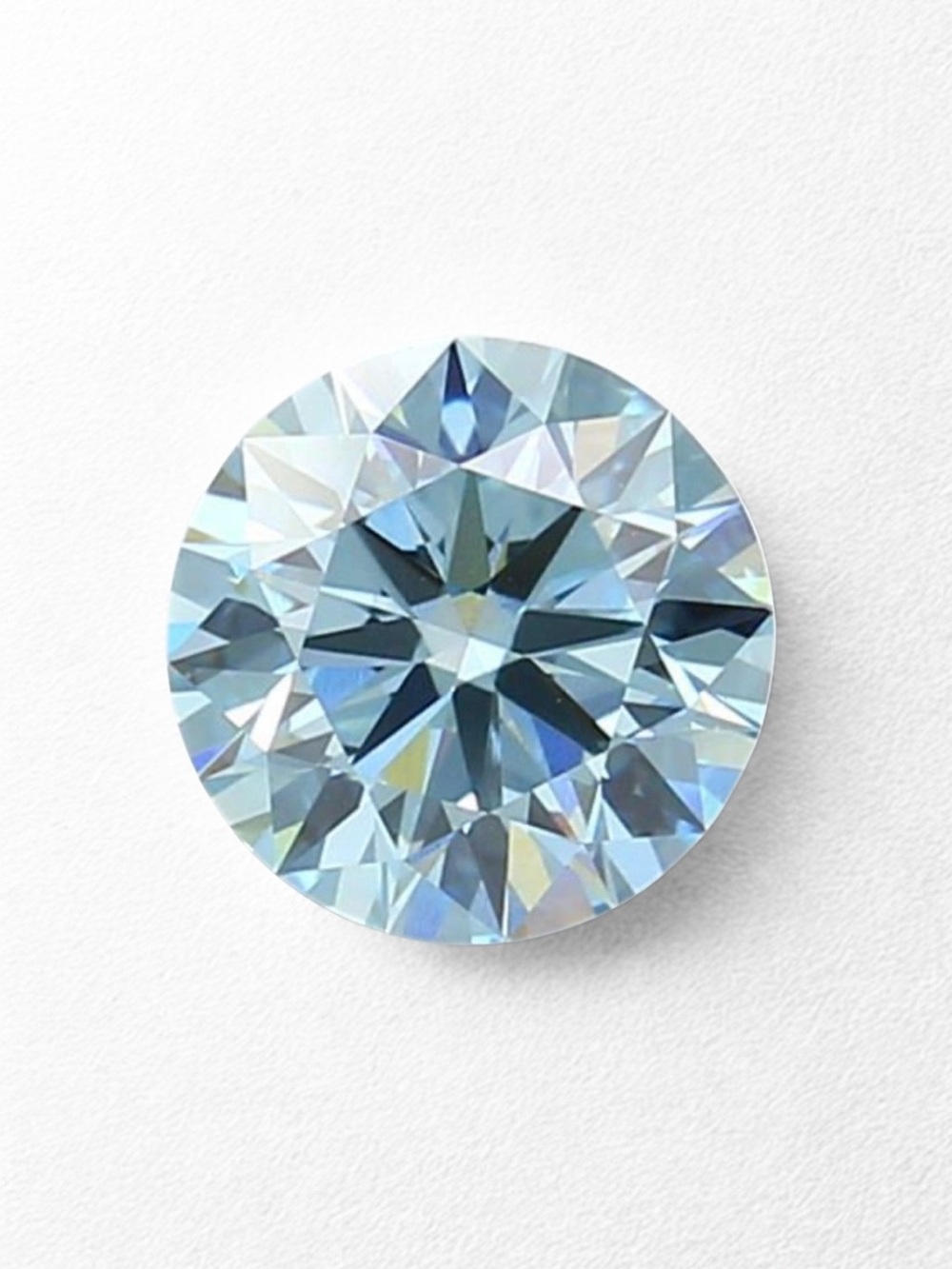 FOR LOCKET: 2.4 mm Blue Lab Diamond
